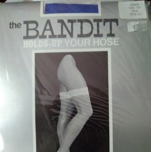 Empire Intimates BLUE lace top thigh highs